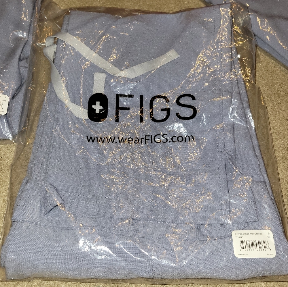 Figs Vapor Blue Space Dye Kade Small Petite New